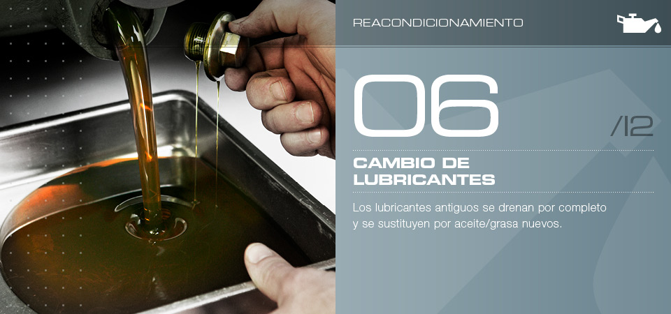 Cambio de lubricantes