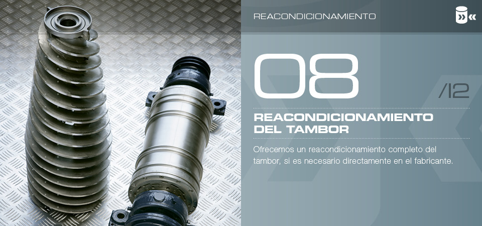 Reacondicionamiento del tambor